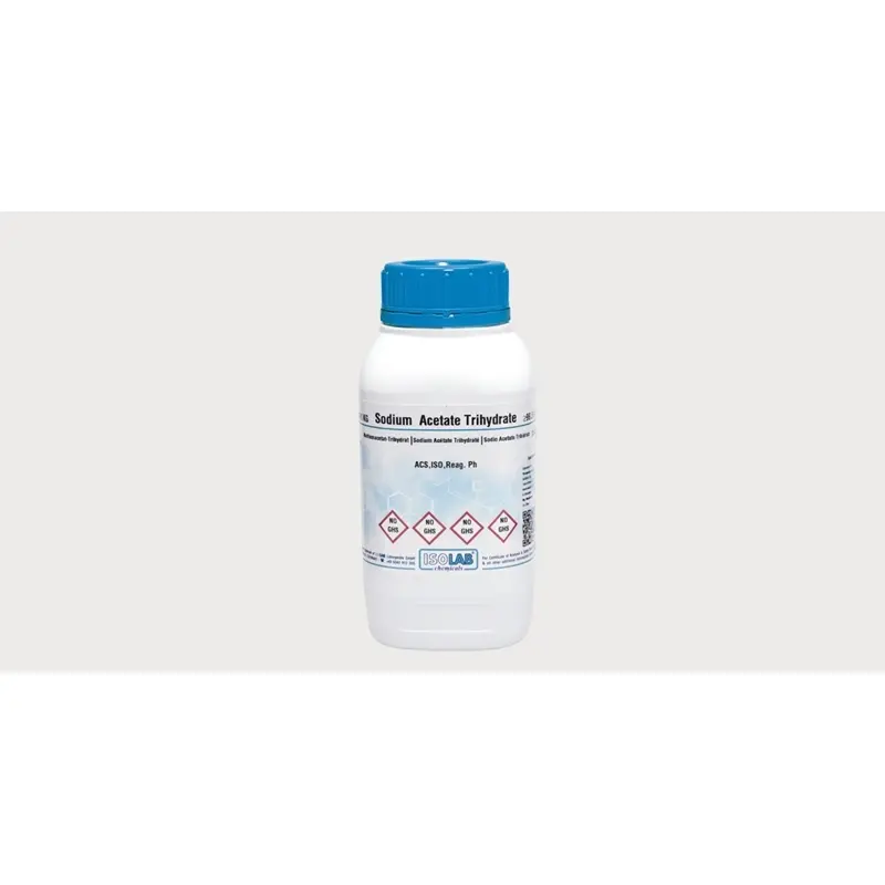 İSOLAB – Sodium Acetate Trıhydrate ≥ 99.5%, For Analysıs Acs,Iso,Reag. Ph Eur – 1 kg