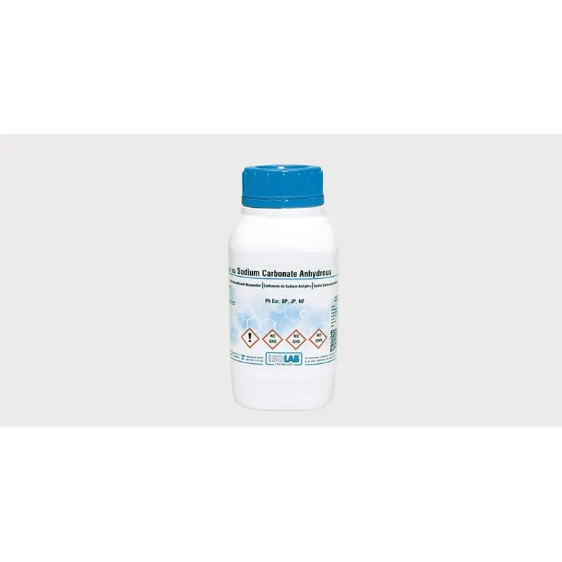 İSOLAB – Sodium Carbonate Anhydrous ≥ 99.5%, Ph Eur , Bp , Jp , Nf – 1 kg