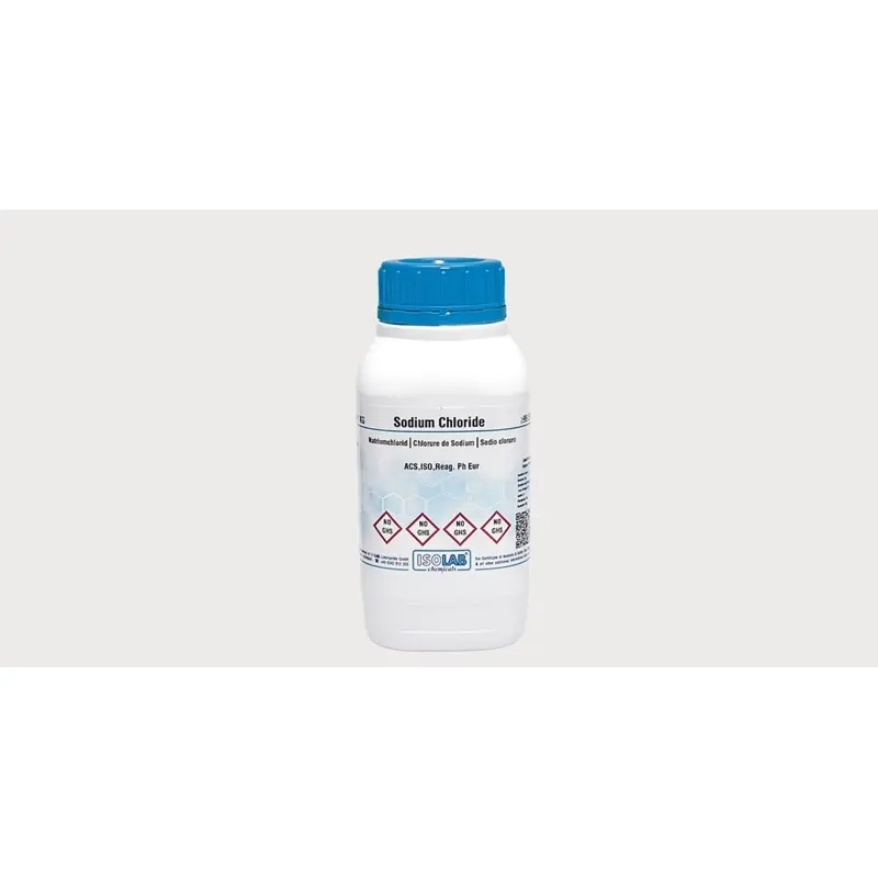 İSOLAB – Sodium Chlorıde ≥ 99.5%, For Analysıs Acs,Iso,Reag.Ph Eur – 1 kg