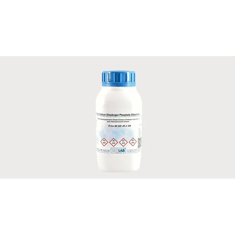 İSOLAB – Sodium Dıhydrogen Phosphate Dıhydrate ≥ 99%, Ph Eur,Bp,Usp,Jpe,E 339. – 1 kg