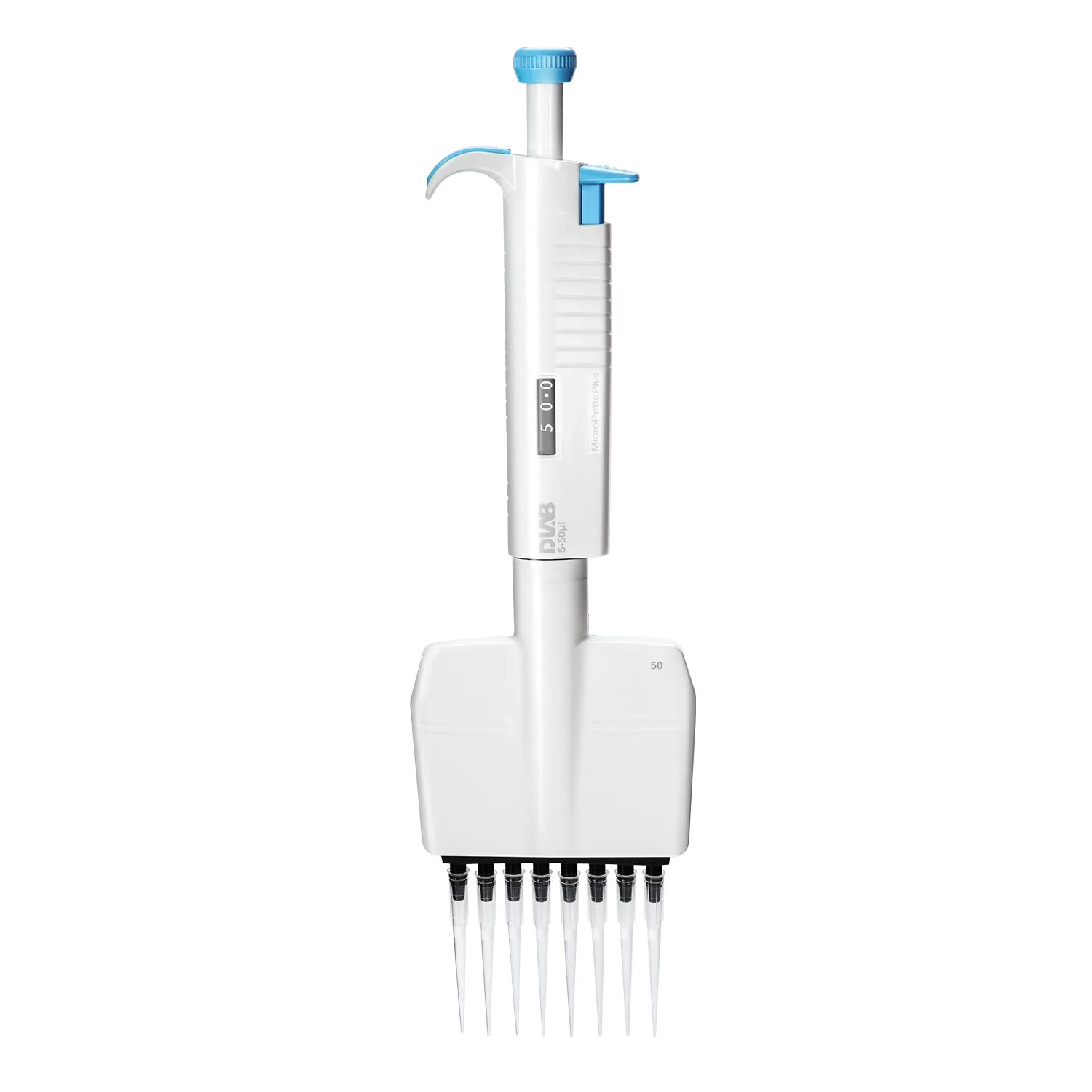 DLAB 8 Kanallı Ayarlanabilir 0.5-10µl Otomatik Pipet MicroPette Plus