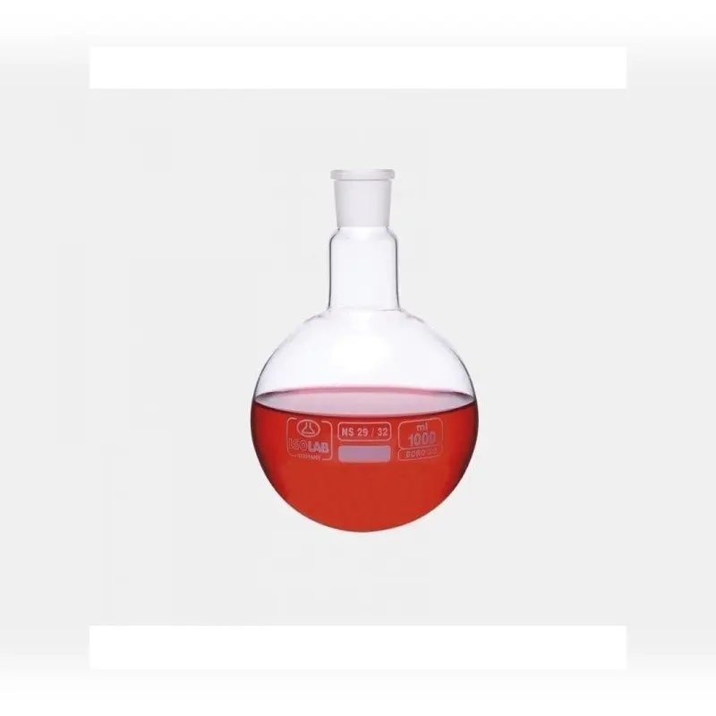 İSOLAB balon cam dibi yuvarlak şilifli 1000 ml NS29/32