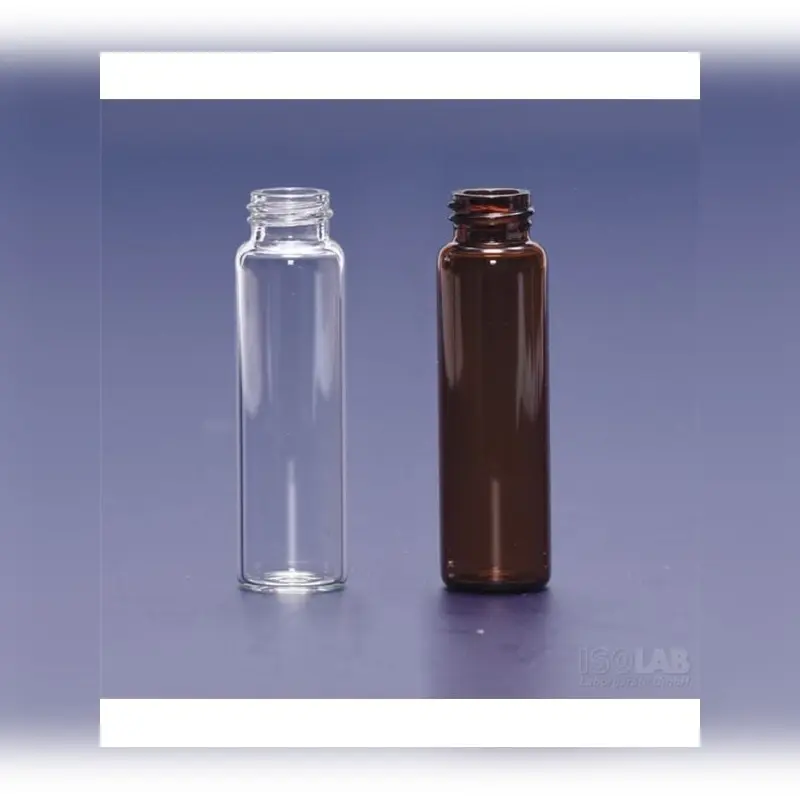 İSOLAB vial vida kapak N15 12 ml 18,5x66 mm şeffaf
