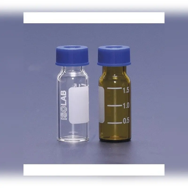 İSOLAB vial vida kapak N9 1,5 ml 11,6 x 32 mm şeffaf