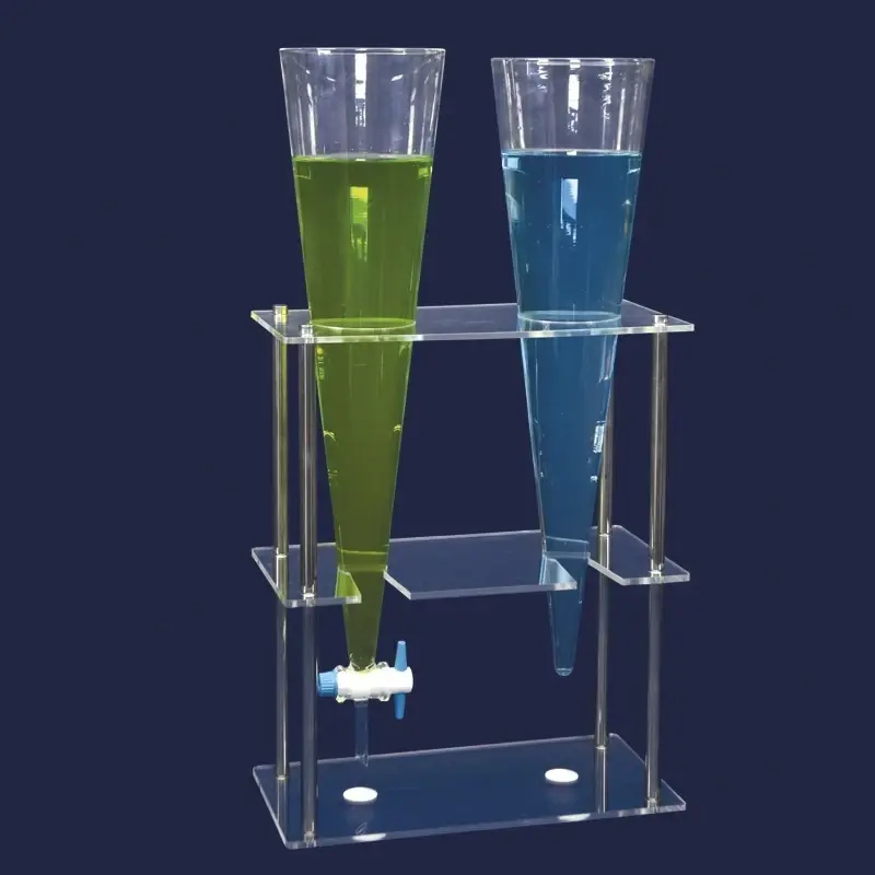 İsolab Akrilik İmhoff Huni Standı1 adet Laboratuvar Tipi