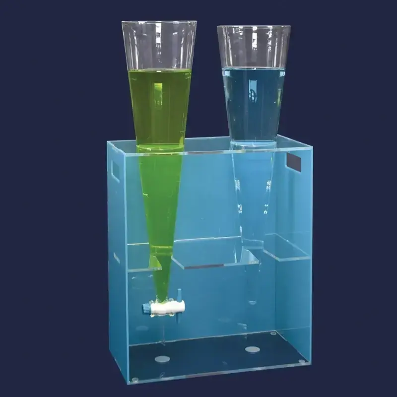 İSOLAB imhoff huni standı akrilik