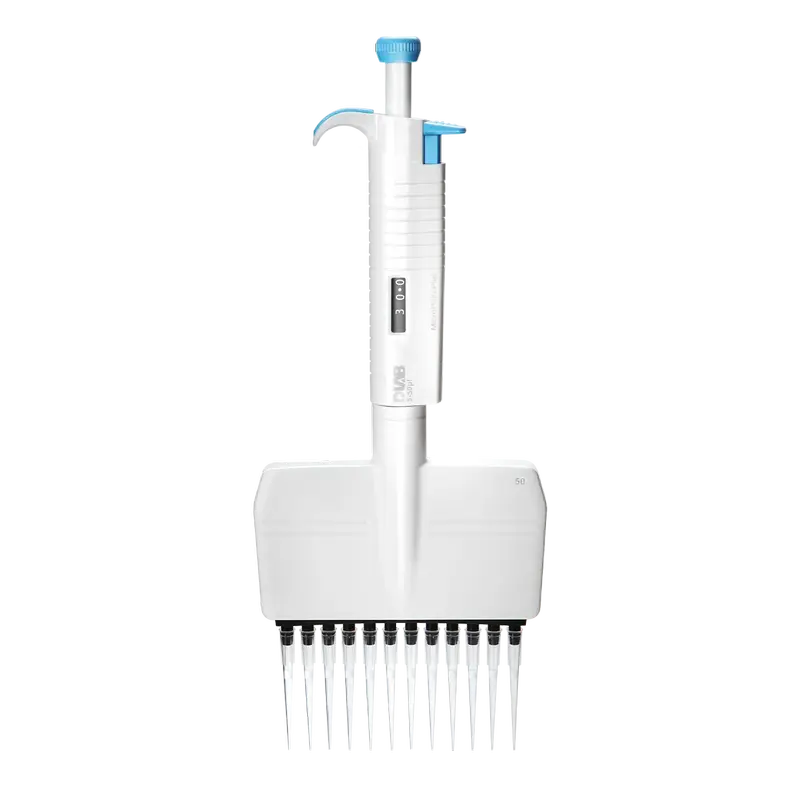 DLAB 12 Kanallı Ayarlanabilir 10-100µl Otomatik Pipet MicroPette Plus