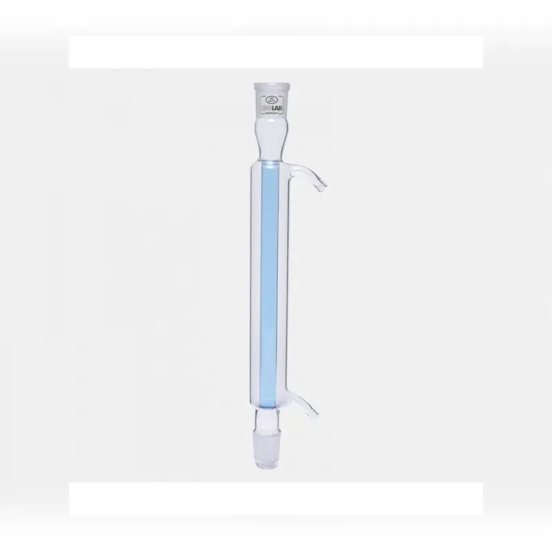 İSOLAB soğutucu düz 400 mm dişi şilif : NS 29/32 erkek şilif : NS 29/32 cam yan kol