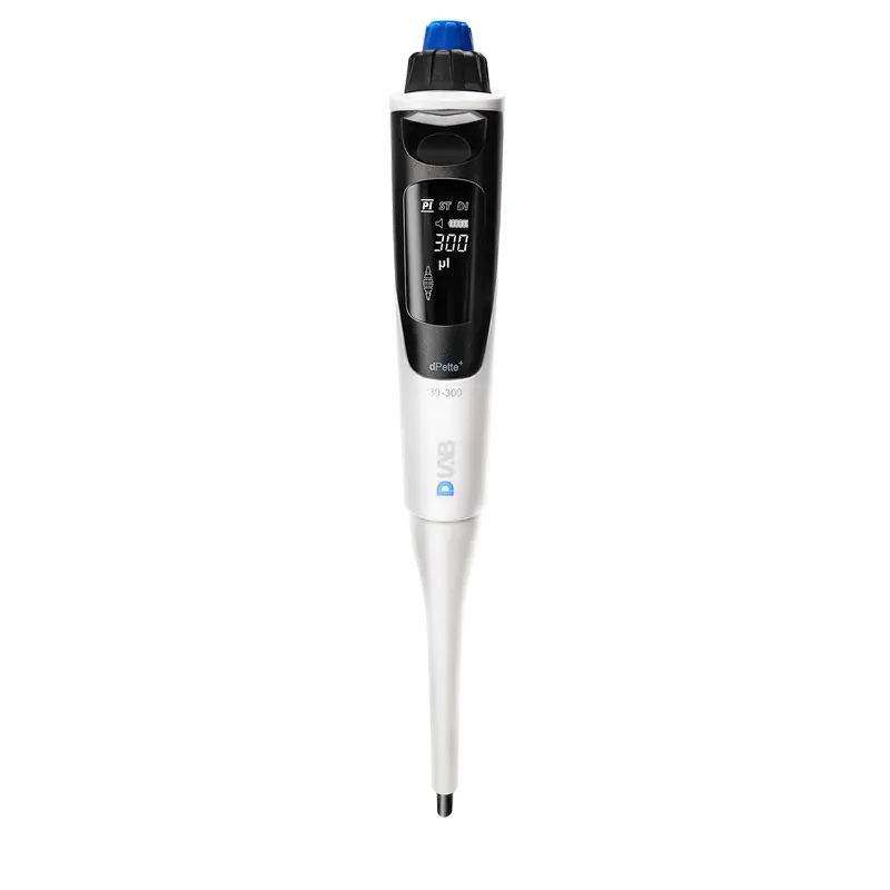 DLAB Elektronik Pipet Tek Kanallı 30-300µl  Ayarlanabilir Çok Fonksiyonlu Otomatik Pipet dPette+