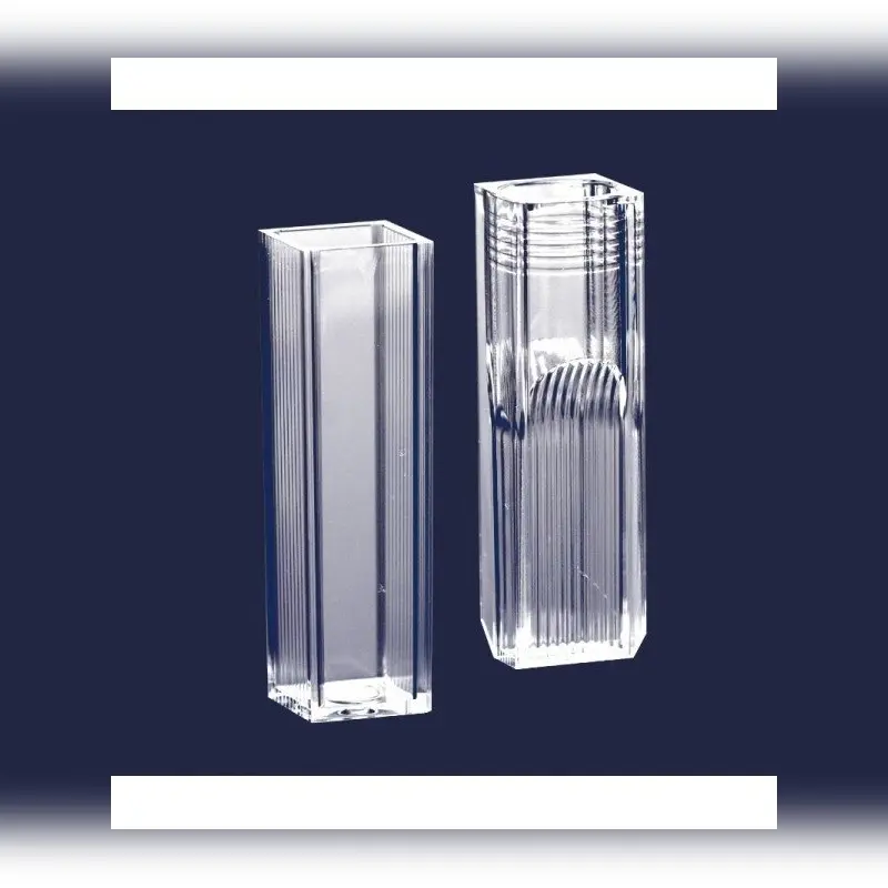 İSOLAB spektrofotometre küveti P.S makro 12,5x12,5x45 mm
