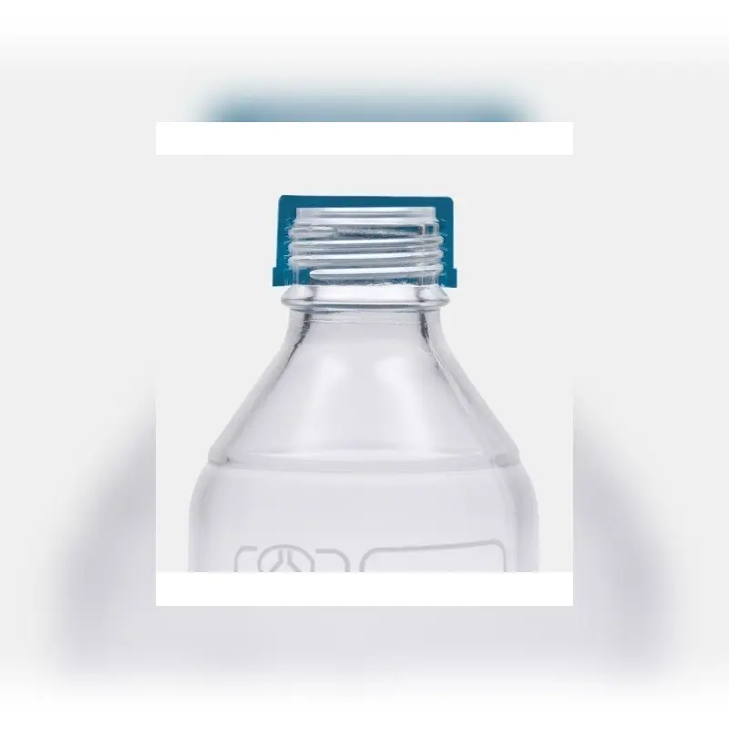 İSOLAB şişe borosilikat cam şeffaf vidalı kapaklı 2000 ml