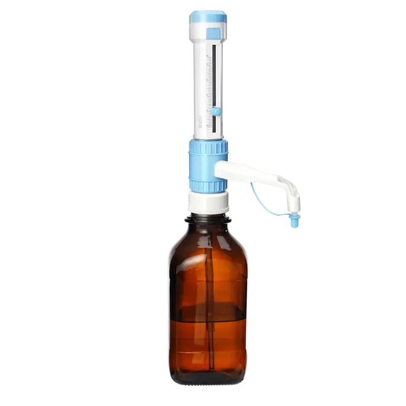 DLAB Dispenser Şişe Üstü DispensMate 2.5-25 mL Ayarlanabilir Sıvı Dağıtıcı Laboratuvar Tipi
