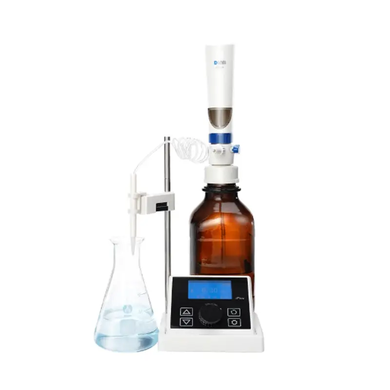 DLAB Dijital Şişe Üstü Dispenser dFlow Otomatik Sıvı Dağıtıcı Laboratuvar Tipi