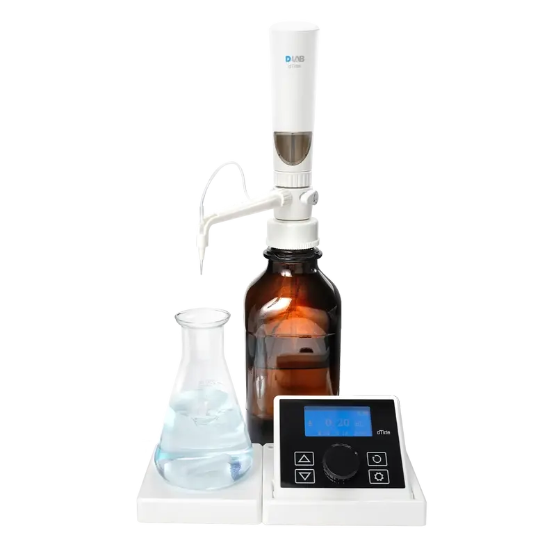 DLAB Dijital Büret dTrite 0.01–99.99 mL Hassas Otomatik Titrasyon Cihazı Şişesiz