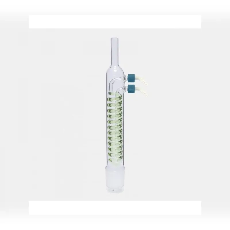 İSOLAB soğutucu Dimroth soxhlet için 30 ml erkek şilif : NS 29/32 P.P yan kol