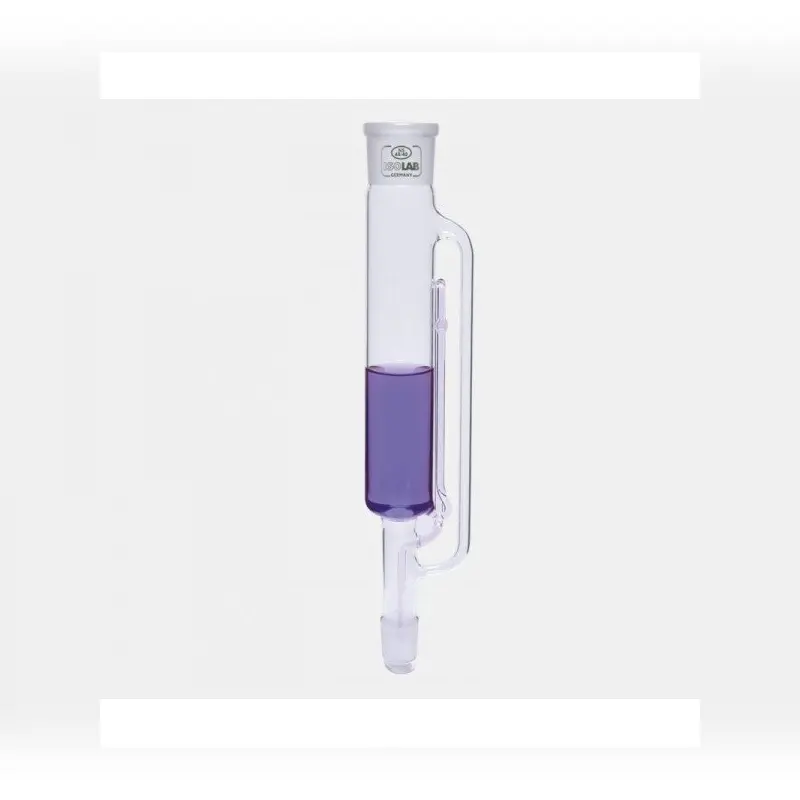İSOLAB ekstraktör Soxhlet musluksuz erkek şilif : NS 29/32 dişi şilif : NS 29/32 30 ml