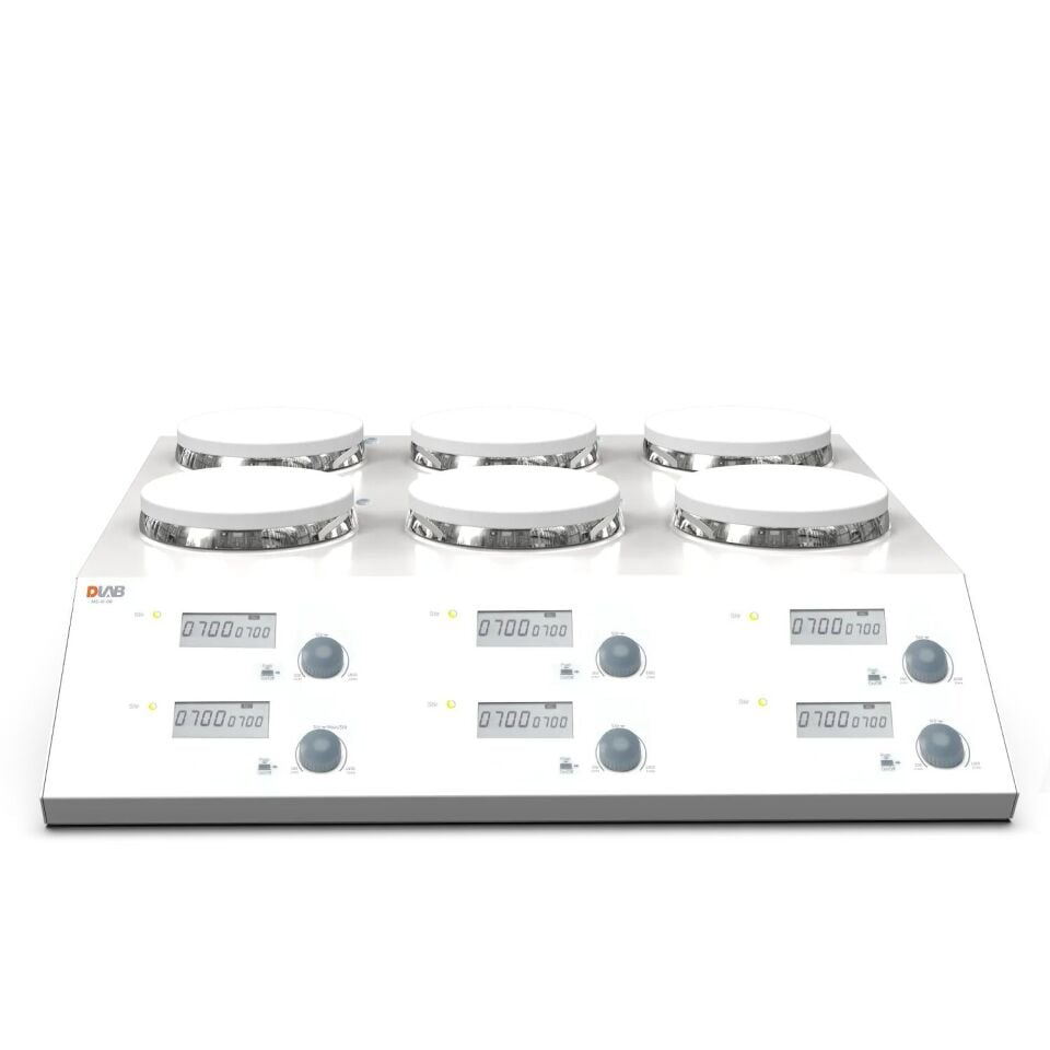 Manyetik Karıştırıcı 4 Kanallı Dijital Seramik Kaplama MS-M-S4