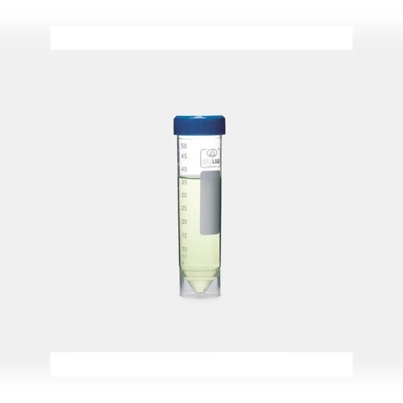 İSOLAB tüp santrfüj P.P vidalı kapaklı 50 ml DNA/RNA free etekli