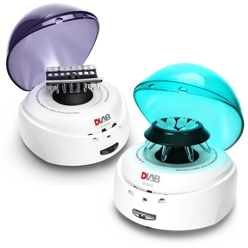 DLAB Mini Santrifüj D1008 Mikro Santrifüj PCR Tüp Uyumlu Çift Rotorlu