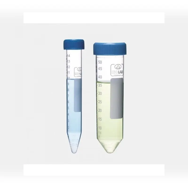 İSOLAB tüp santrfüj P.P vidalı kapaklı 50 ml DNA/RNA free steril