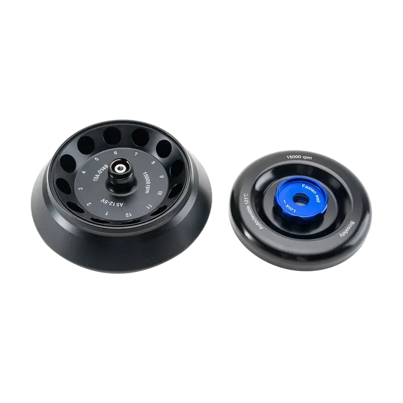 DLAB Alüminyum Alaşımlı Rotor Kiti Kapaklı, Sabitleme Klipsli ve O-Ringli, 15000rpm, 5ml*12 (Eppendorf Konik Tüp Uyumlu), D3024 & D1524R ile Kullanıma Uygun