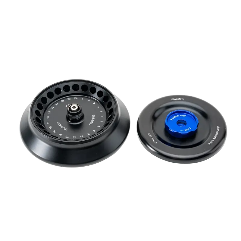DLAB Alüminyum Alaşımlı Rotor Kiti Kapaklı, Sabitleme Klipsli ve O-Ringli, 15000rpm, 2ml/1.5ml*24, D3024 & D1524R ile Uyumlu, Model AS24-2