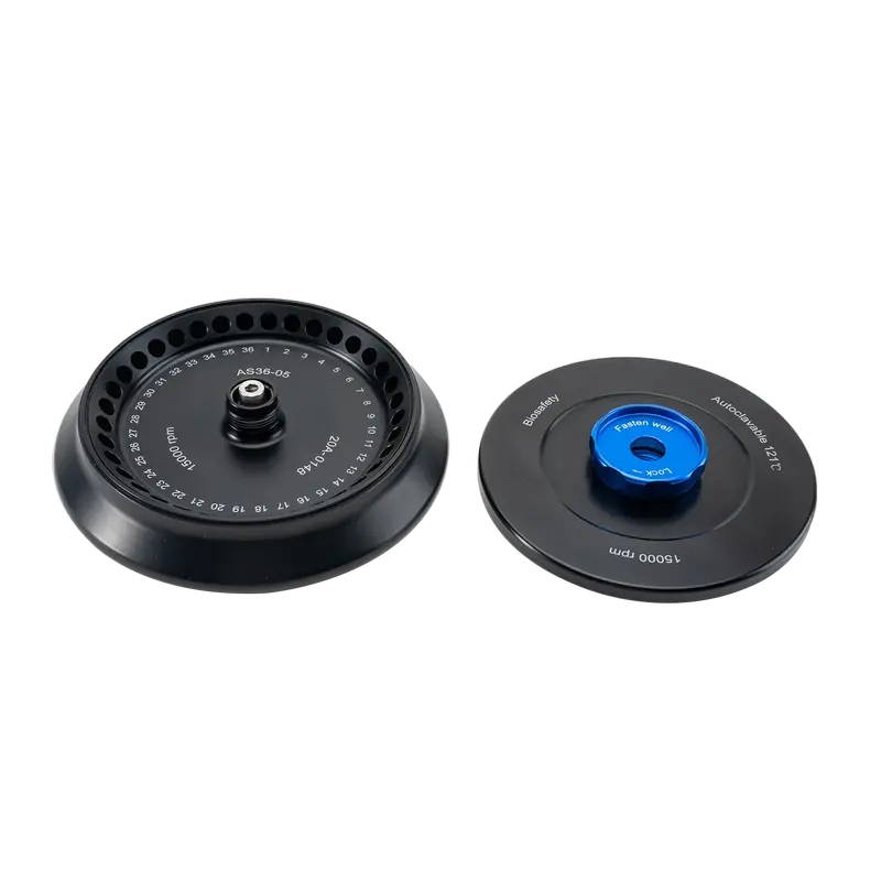 DLAB Alüminyum Alaşımlı Rotor Kiti Kapaklı, Sabitleme Klipsli ve O-Ringli, 15000rpm, 0.5ml x 36, D3024 & D1524R ile Uyumlu
