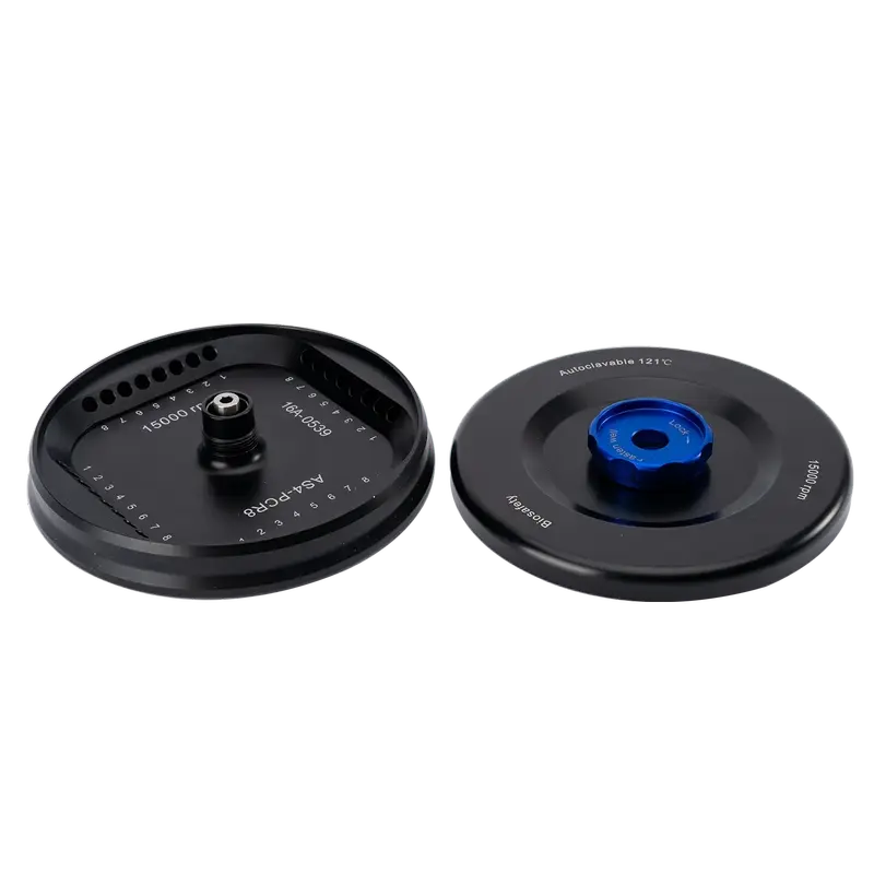 DLAB Alüminyum Alaşımlı Rotor Kiti Kapaklı, Sabitleme Klipsli ve O-Ringli, 15000rpm, 4*PCR8, D3024 & D1524R ile Uyumlu