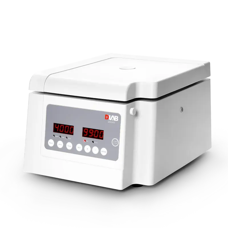 Düşük Hızlı Santrifüj 4000 rpm DM0408  Mikro Tüp Santrifüjü A12-10P rotor ile