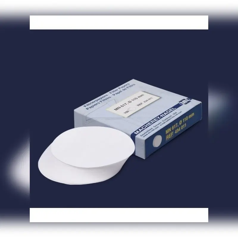 İSOLAB filtre kağıdı kantitatif M&Nagel 125 mm beyaz bant orta akış hızı