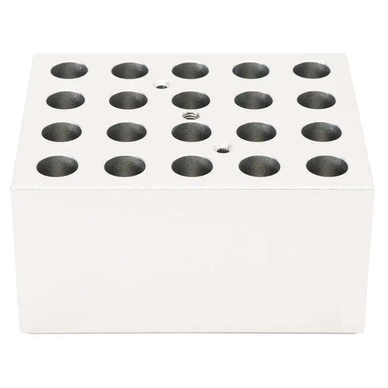 DLAB 2mL Tüpler İçin 20 Delikli Isıtma Bloğu, Kuru Banyo Bloğu 105/150ºC