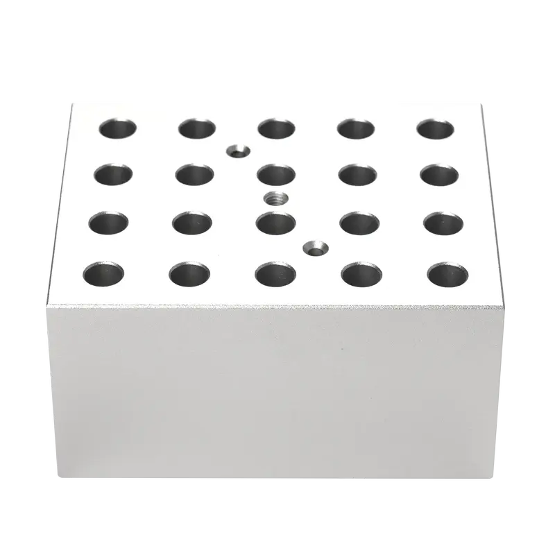 DLAB 0.5mL Tüpler İçin 20 Delikli Isıtma Bloğu, Kuru Banyo Bloğu 105/150ºC