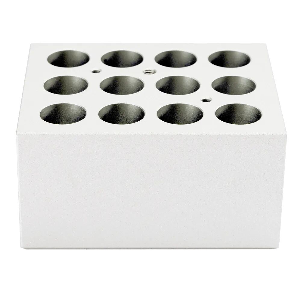5mL Tüpler İçin 12 Delikli Isıtma Bloğu, Kuru Banyo Bloğu 105/150ºC