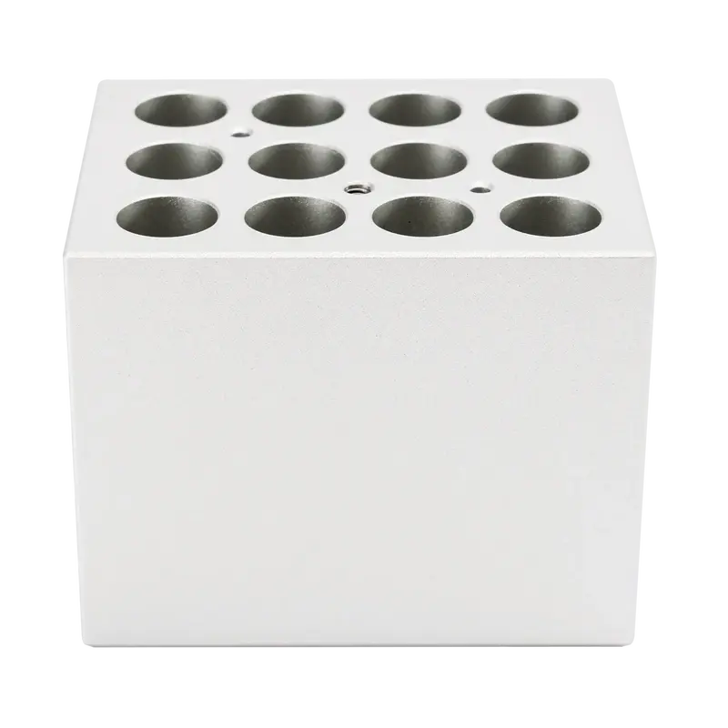 DLAB 15mL Tüpler İçin 12 Delikli Isıtma Bloğu, Kuru Banyo Bloğu 105/150ºC