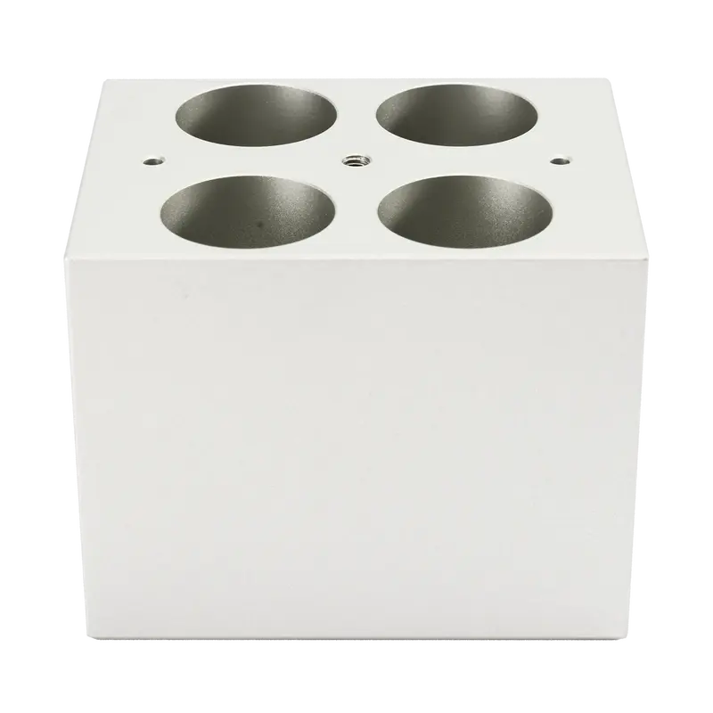 DLAB 50mL Tüpler İçin 4 Delikli Isıtma Bloğu, Kuru Banyo Bloğu 105/150ºC