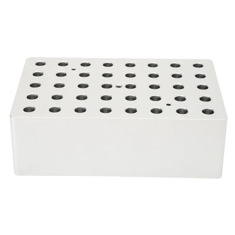 DLAB 0.5mL Tüpler İçin 40 Delikli Isıtma Bloğu, Kuru Banyo Bloğu 120ºC Uyumlu HB120-S