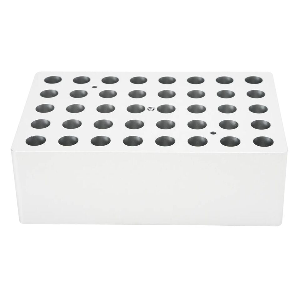 1.5mL Tüpler İçin 40 Delikli Isıtma Bloğu, Kuru Banyo Bloğu 120ºC, HB120-S Uyumlu