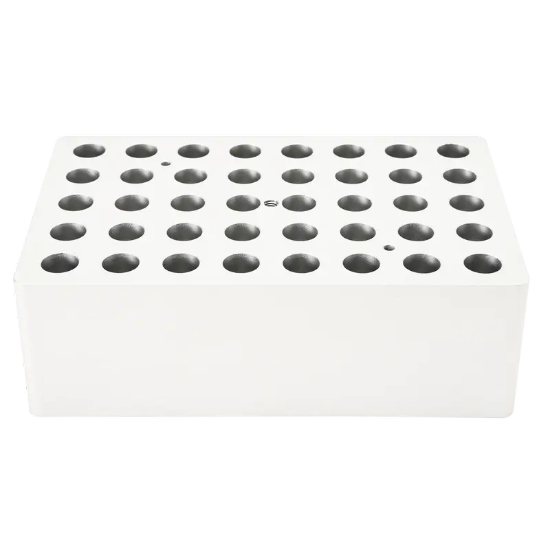 DLAB 2mL Tüpler İçin 40 Delikli Isıtma Bloğu, Kuru Banyo Bloğu 120ºC Uyumlu HB120-S