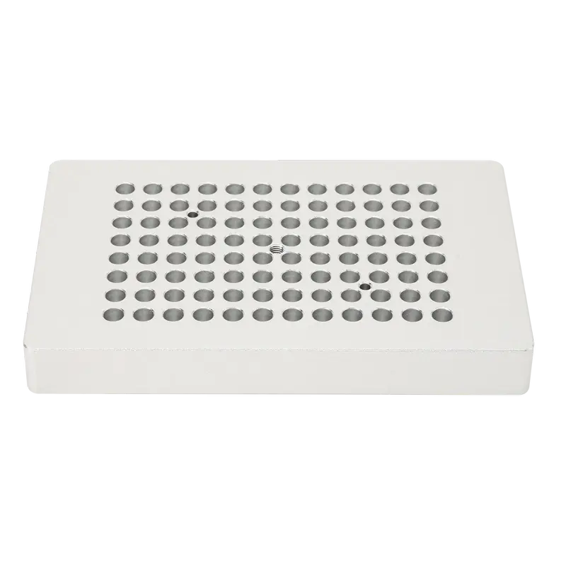 DLAB 0.2mL 0.5mL 1.5/2mL Tüpler İçin 18 Delikli Isıtma Bloğu, Kuru Banyo Bloğu 120ºC, İnce Tip
