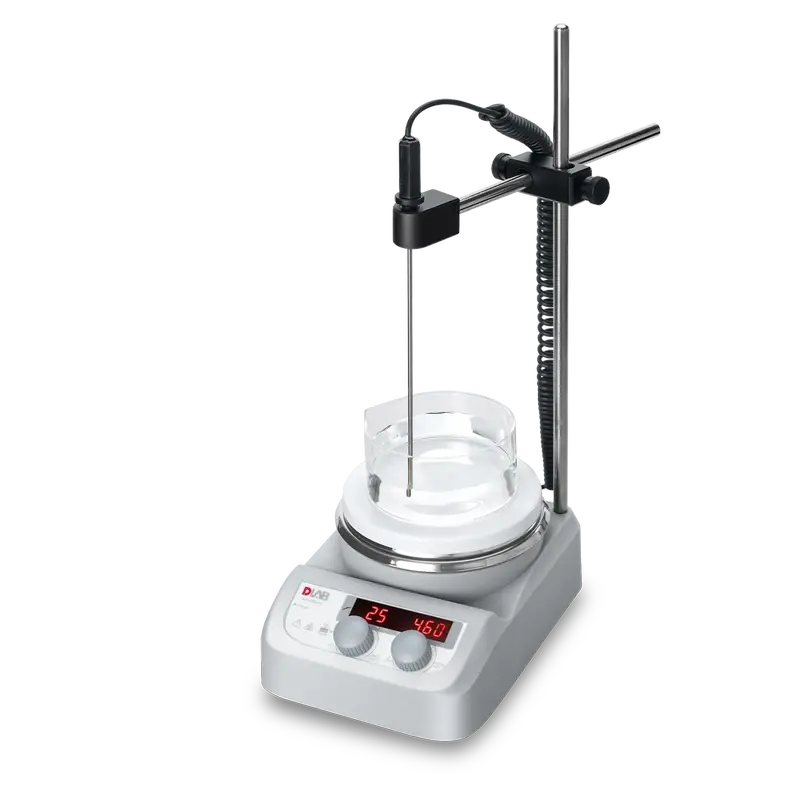 DLAB Isıtıcılı Manyetik Karıştırıcı 280°C Çift LED Ekran Seramik Plaka MS-H280-Pro Set (PT1000A Dahil)