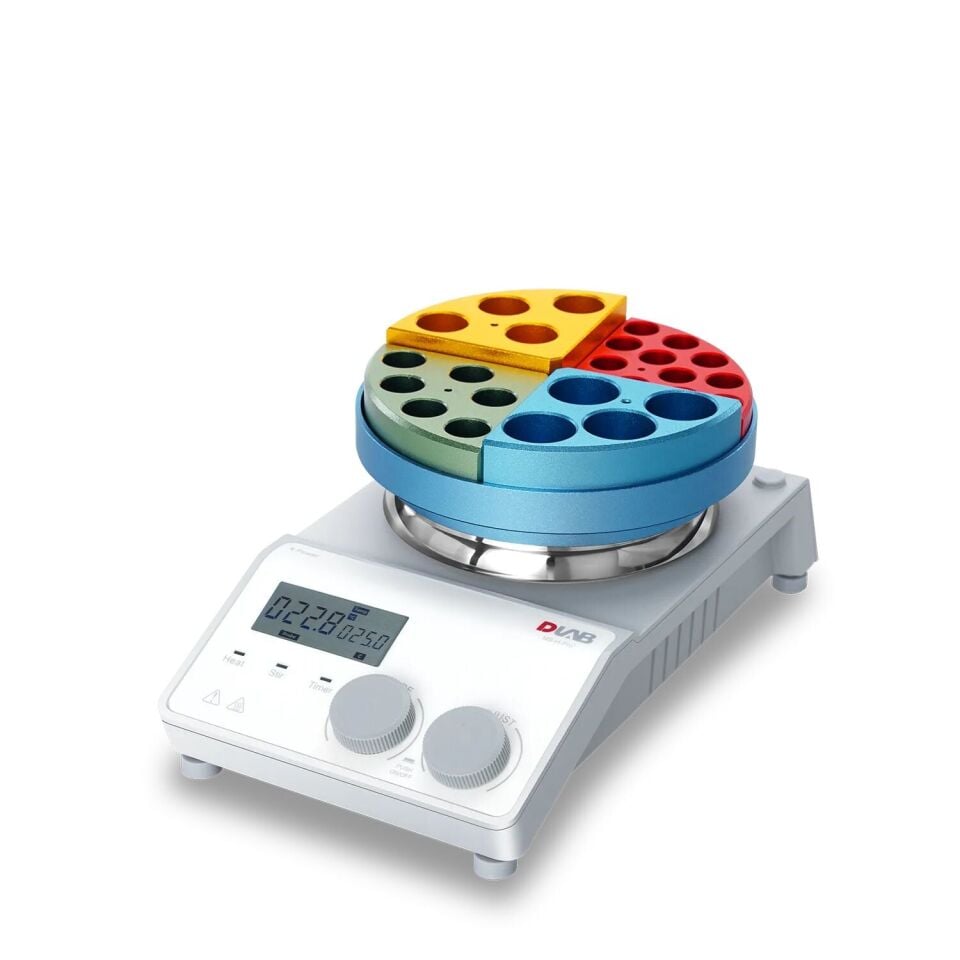 Dijital Isıtıcılı Manyetik Karıştırıcı 340°C Paslanmaz Plaka MS-H-ProT Set (PT1000A Dahil)