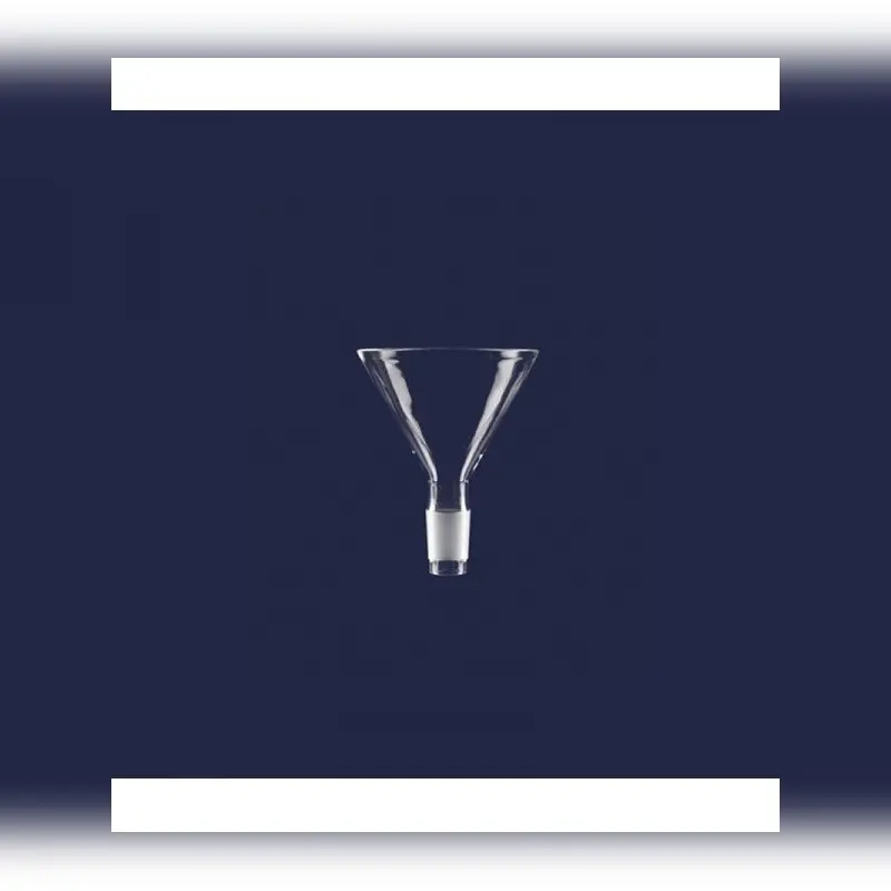 İSOLAB huni toz form için cam erkek şilif : NS 24/29 100 mm