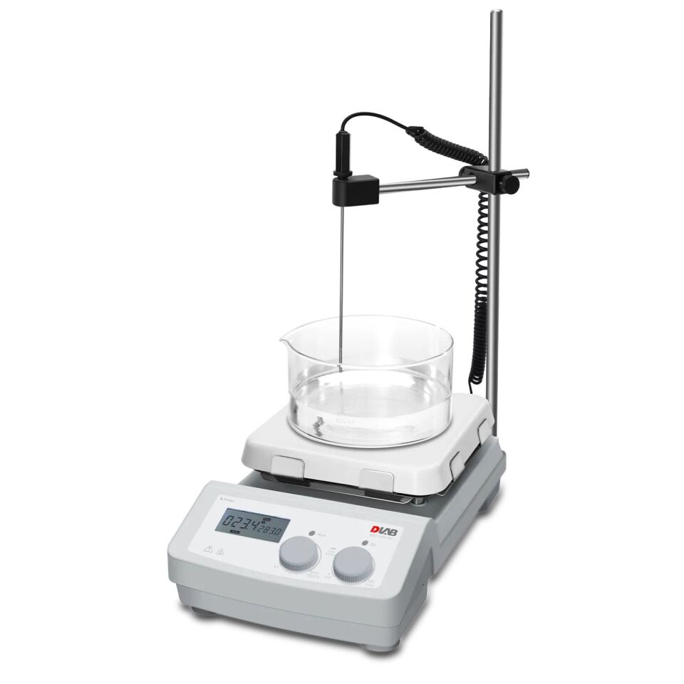 Isıtıcılı Manyetik Karıştırıcı 550°C 7 İnç Cam Seramik MS7-H550-Pro Set