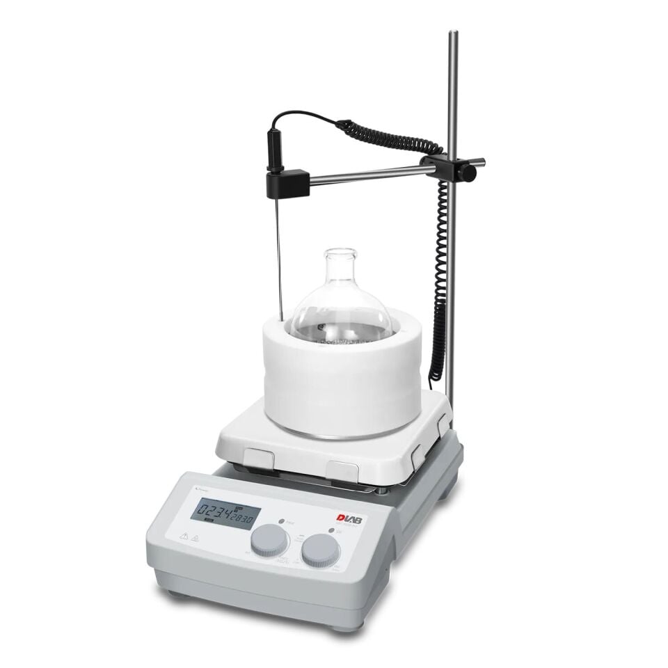 Isıtıcılı Manyetik Karıştırıcı 550°C 7 İnç Cam Seramik MS7-H550-Pro Set