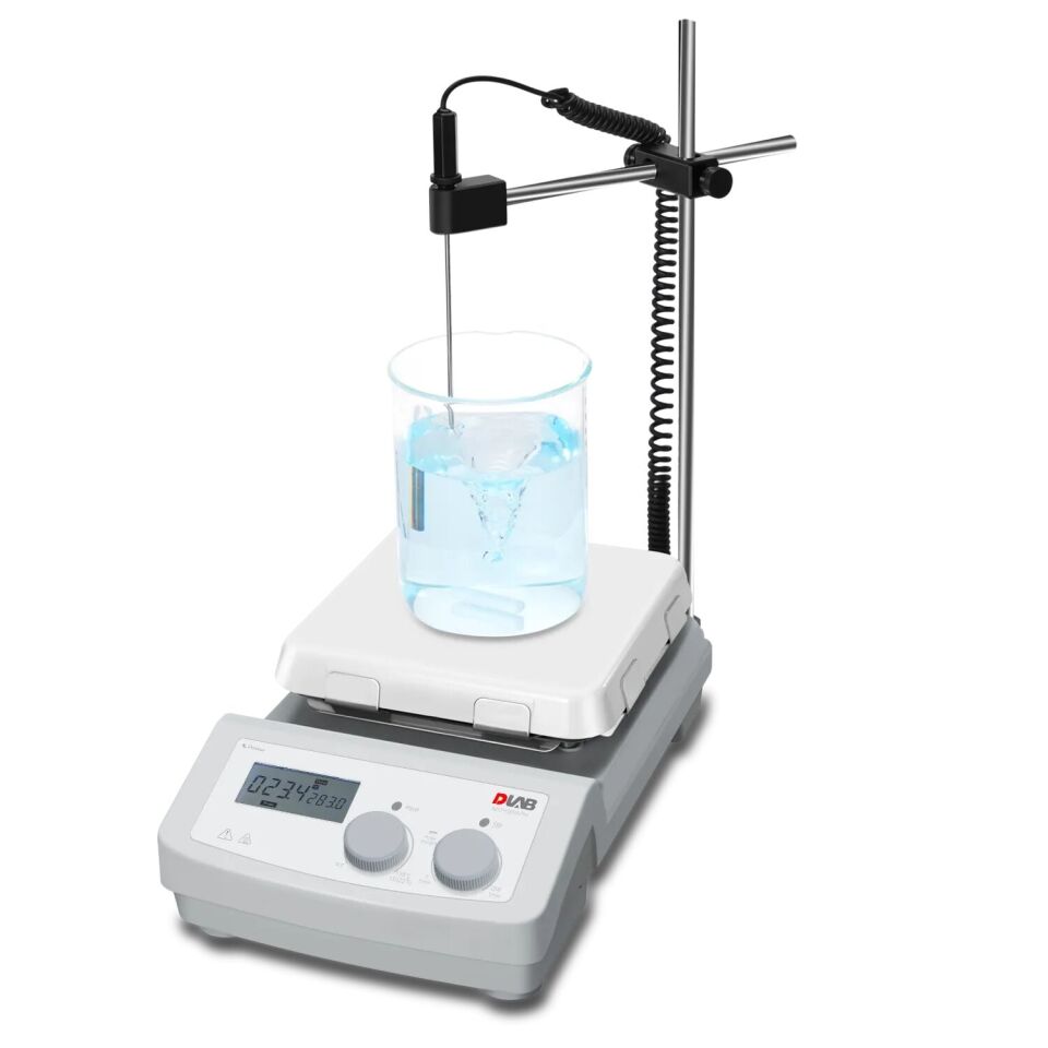 Isıtıcılı Manyetik Karıştırıcı 550°C 7 İnç Cam Seramik MS7-H550-Pro Set