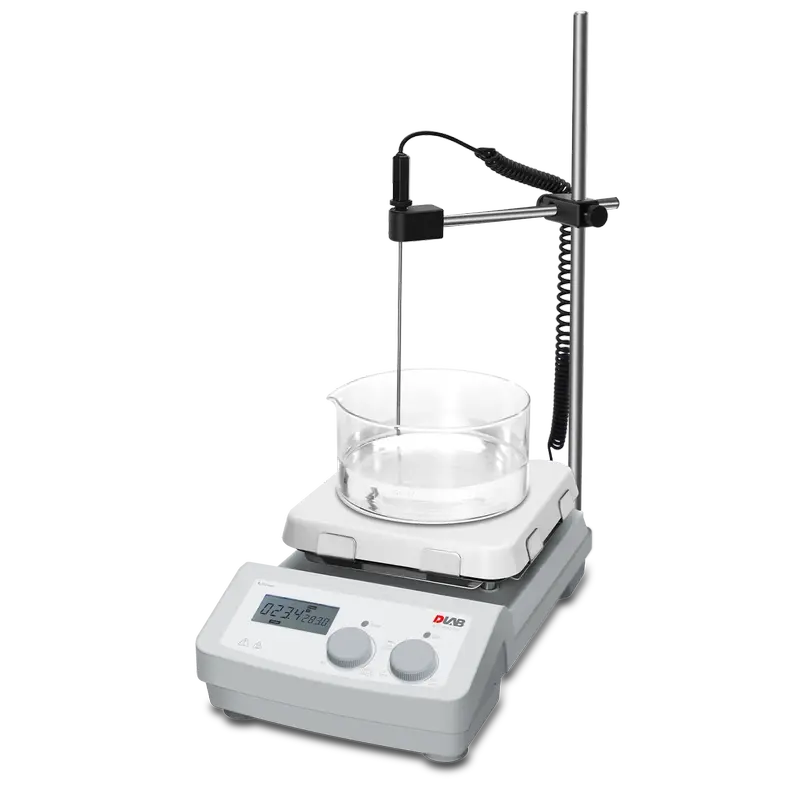 DLAB Isıtıcılı Manyetik Karıştırıcı 550°C 7 İnç Cam Seramik MS7-H550-Pro Set