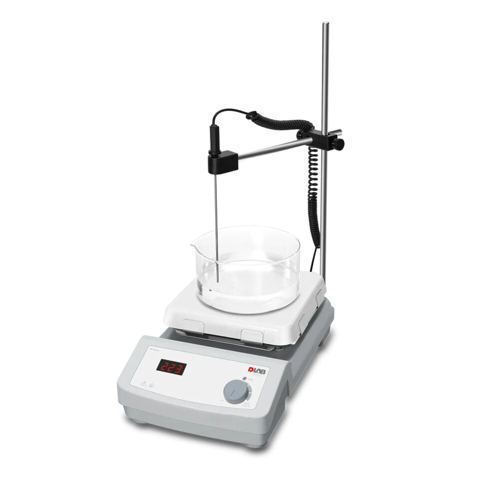 Dijital Isıtıcı Tabla 550°C 7 İnç Cam Seramik HP550-S Set (PT1000A Dahil)