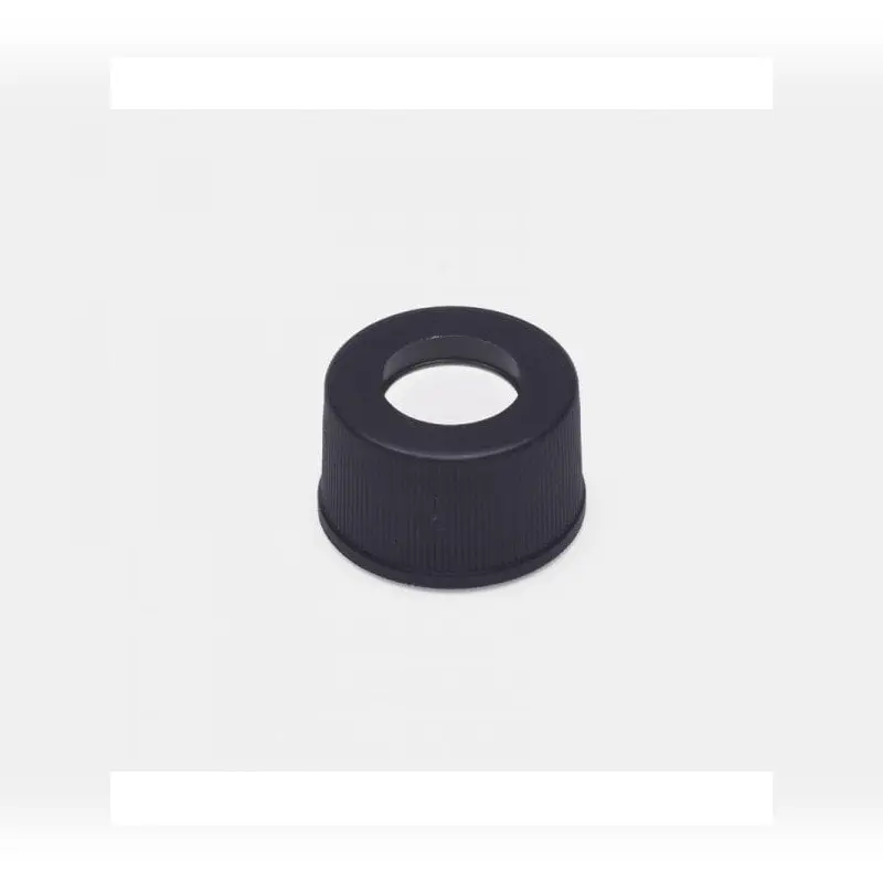 İSOLAB kapak + septa silikon / PTFE yarıksız N13 vidalı vial için