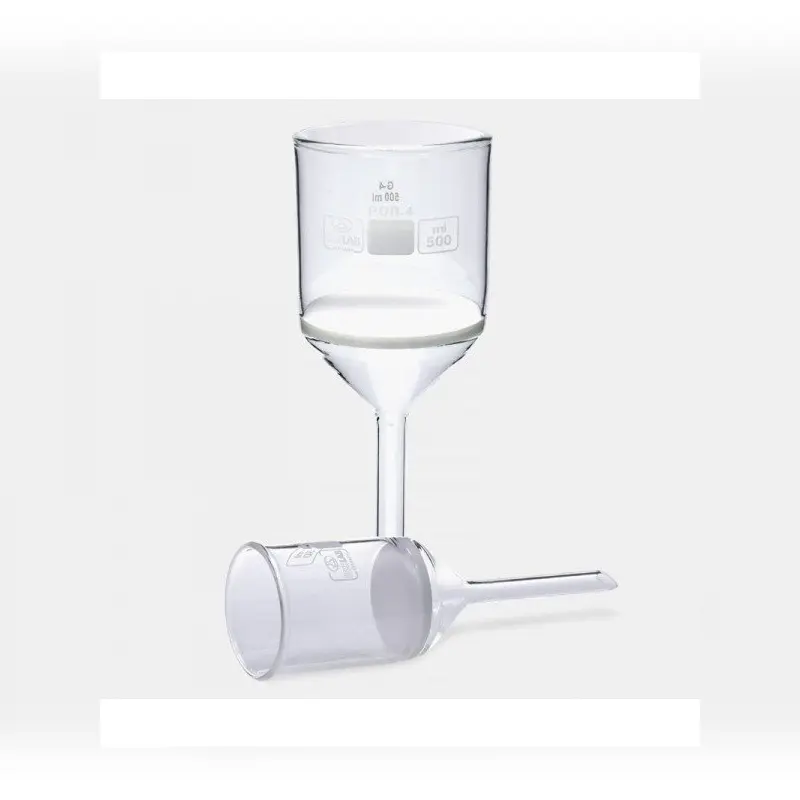 İSOLAB huni gooch sinter cam filtreli 11D por 4 75 ml çap 45 mm