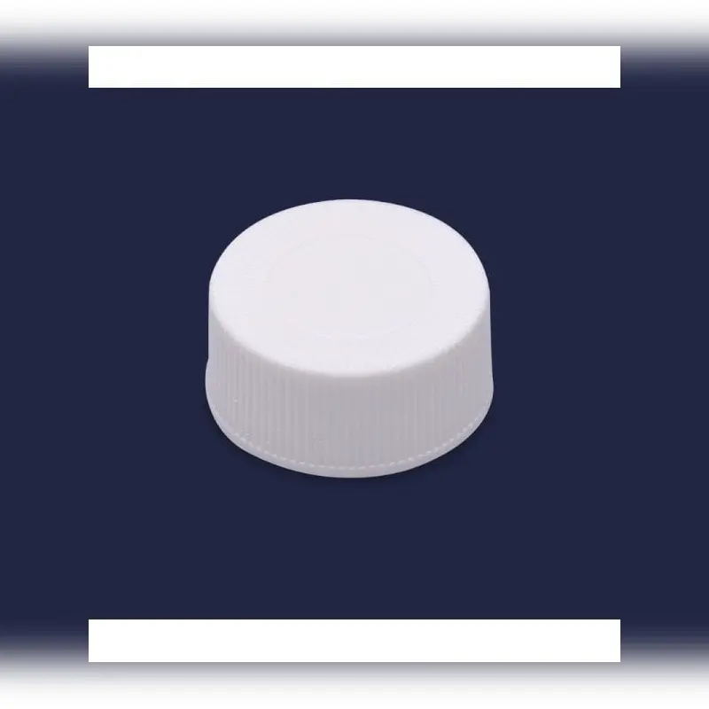 İSOLAB kapak + septa silikon / PTFE delikli N24 vial için
